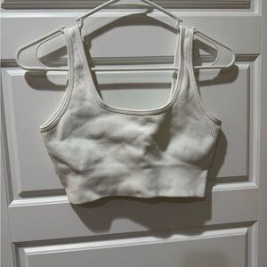 Born Primitive White Ribbed Bra